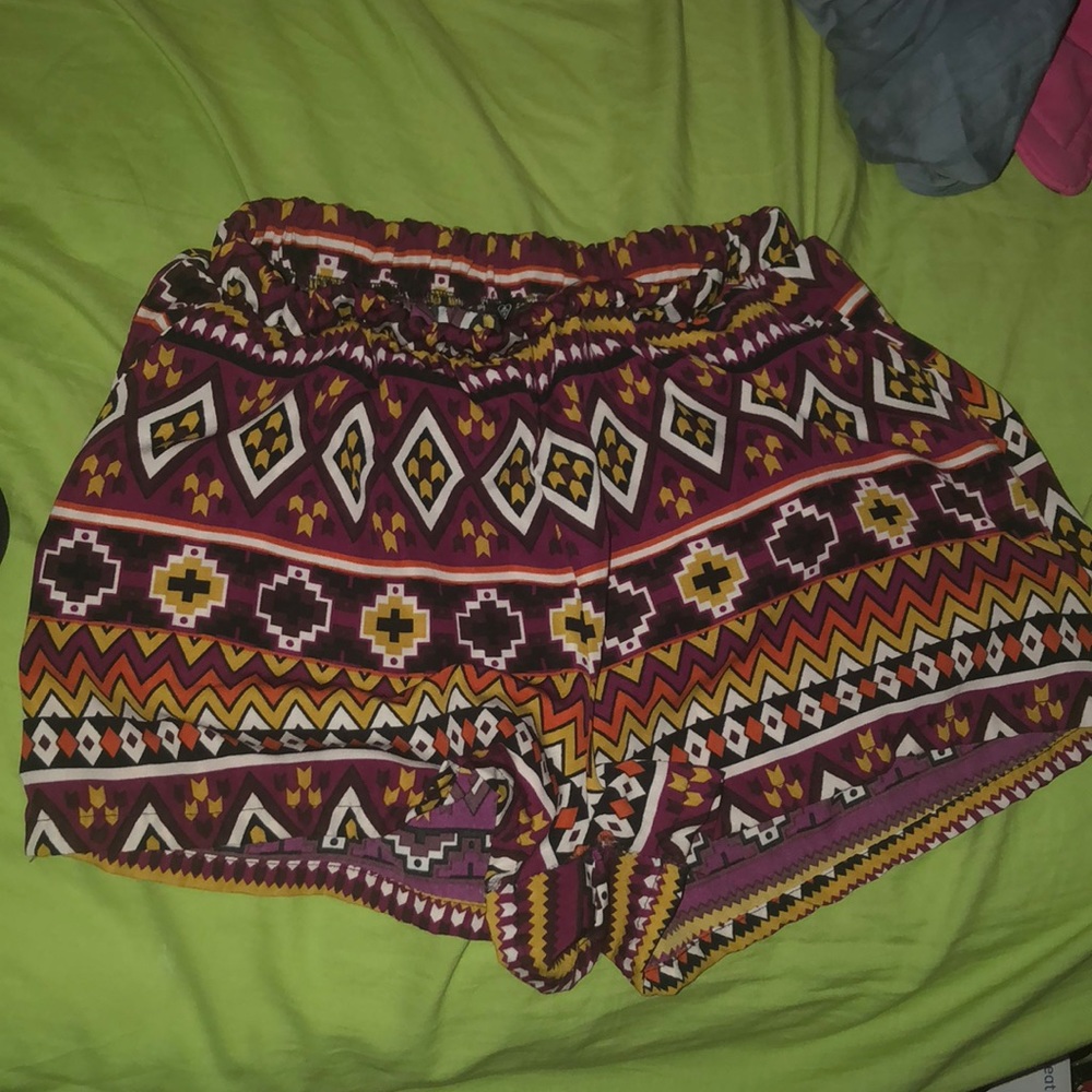Love culture flowy shorts